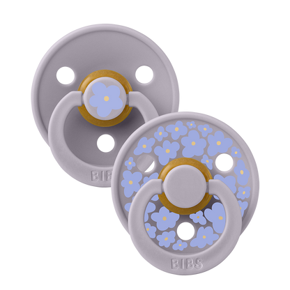 Bibs Pacifier 2 Pack  - Fossil Grey Mix
