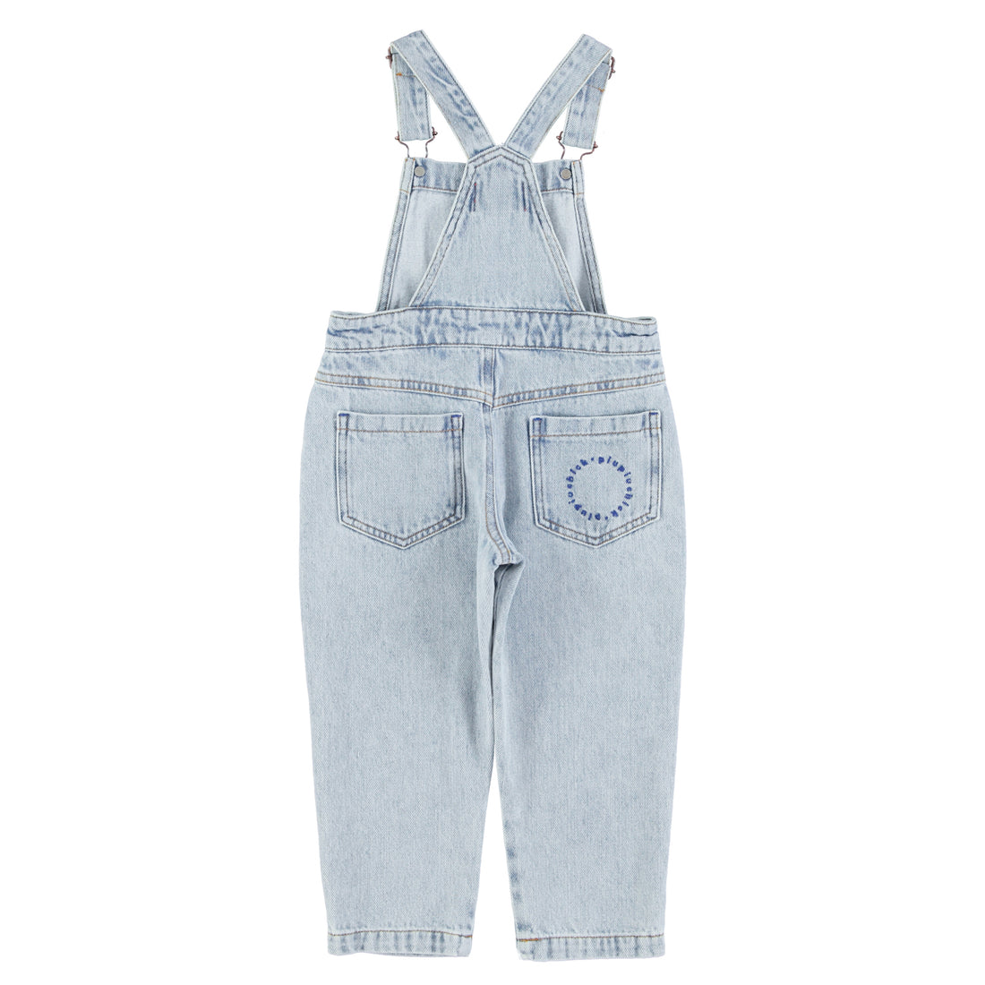 Dungarees | Washed Blue Denim
