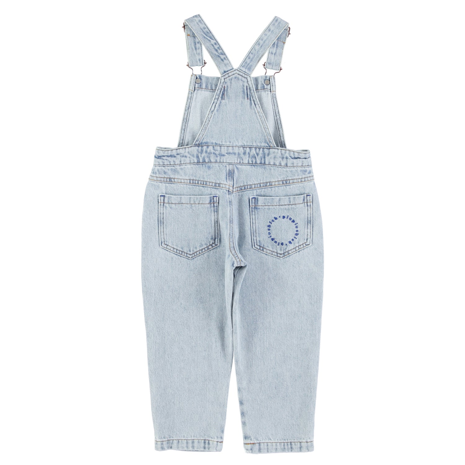 Dungarees | Washed Blue Denim