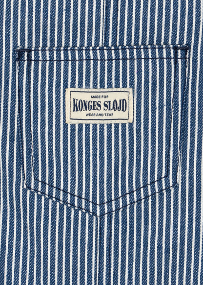 Luc Baby Overalls Blue Stripe
