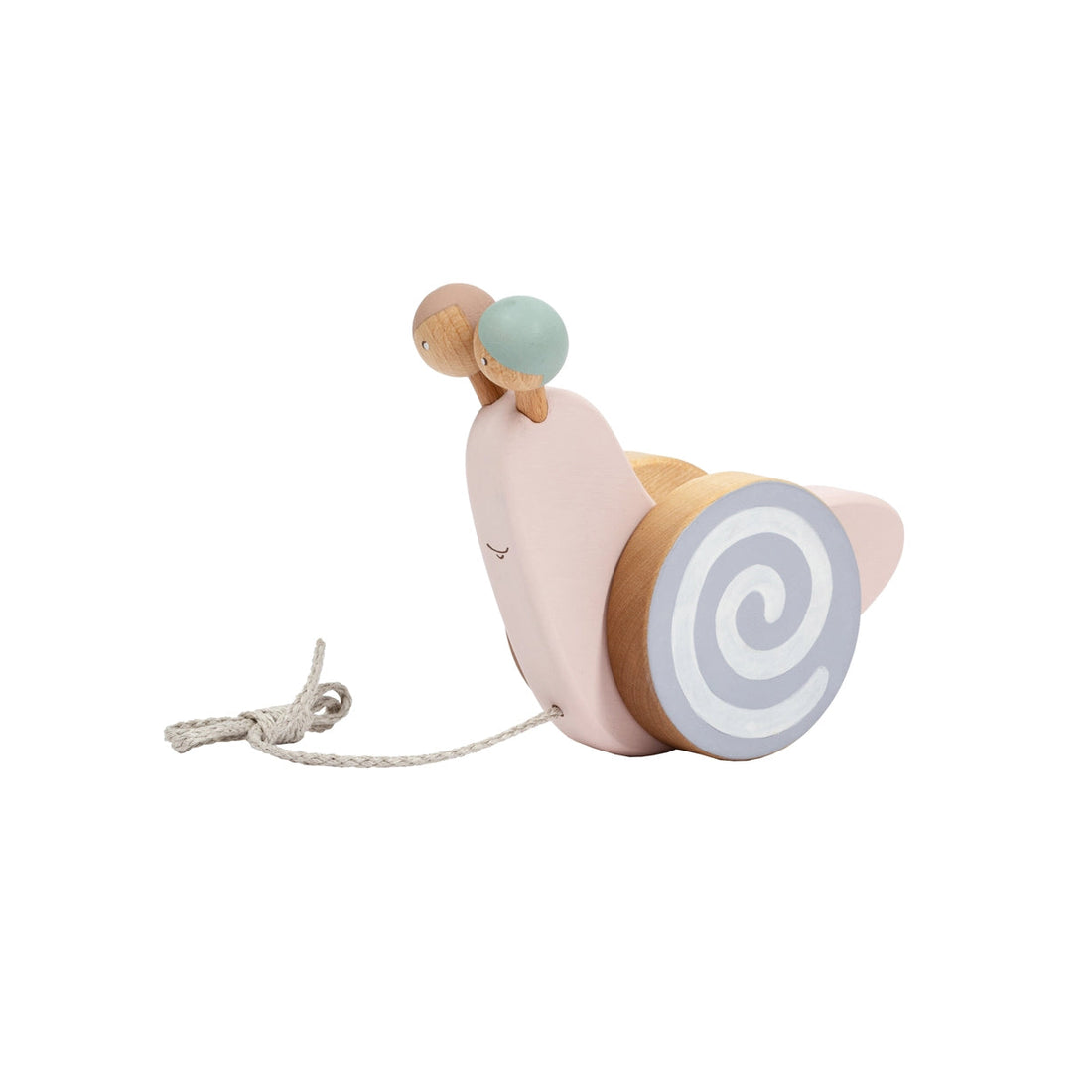 Pull Toy Snail - Pink
