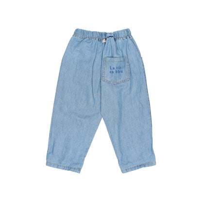 Denim Linen Pants