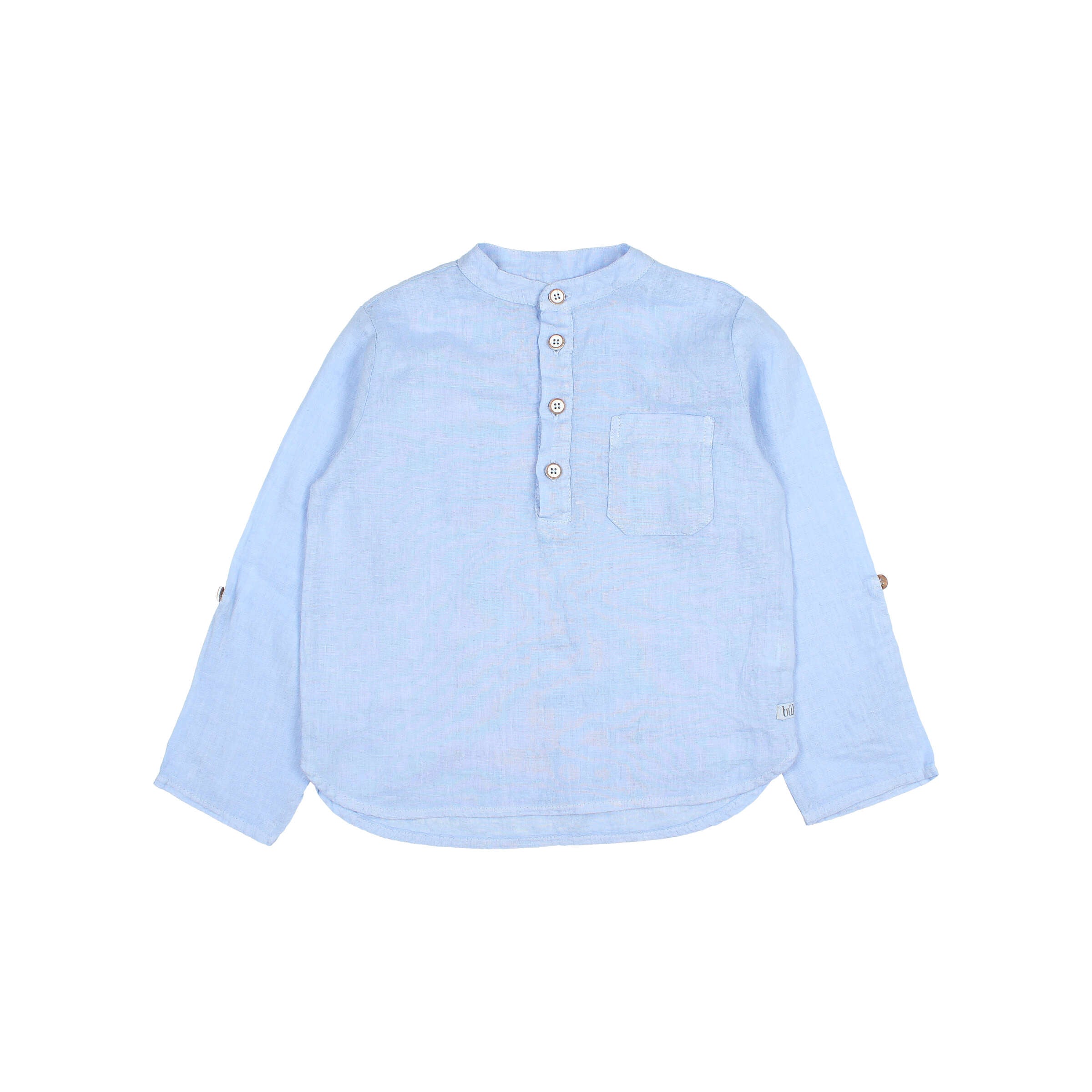 Linen Kurta Shirt Placid Blue