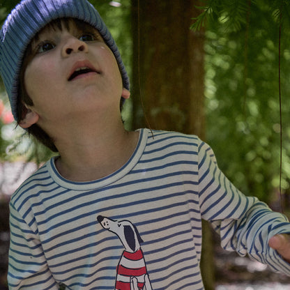 Forest Beanie - Dusky Blue
