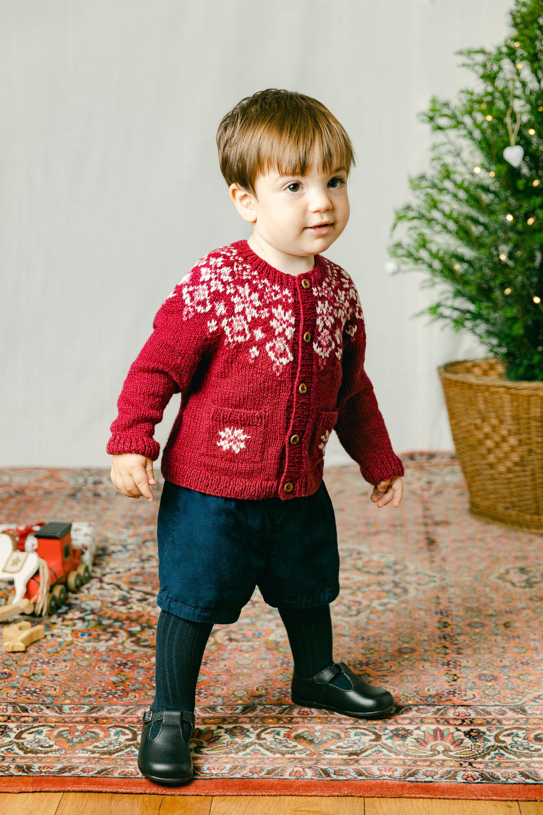 Loxwood Cardigan - Berry