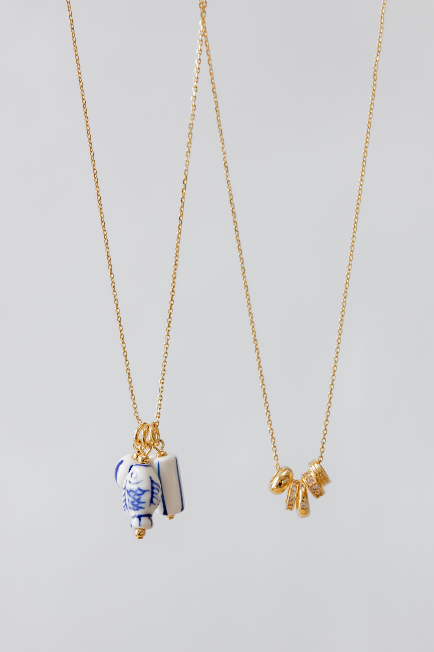 The Eleni Ceramic Charm Necklace