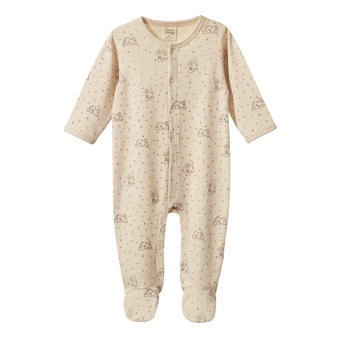 Cotton Stretch and Grow - Burrow Sleep Print