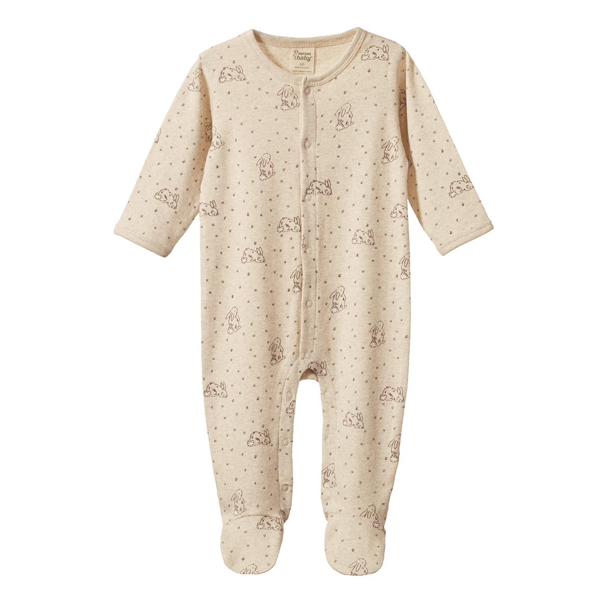 Cotton Stretch and Grow - Burrow Sleep Print