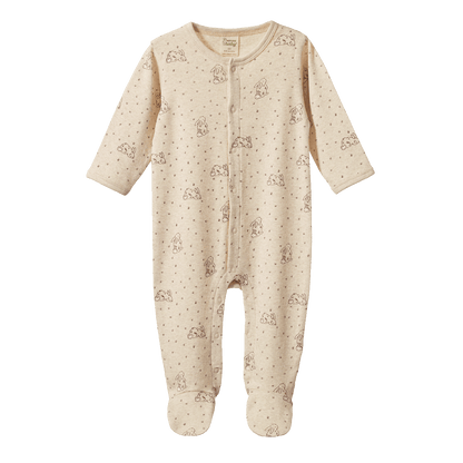 Cotton Stretch and Grow - Burrow Sleep Print