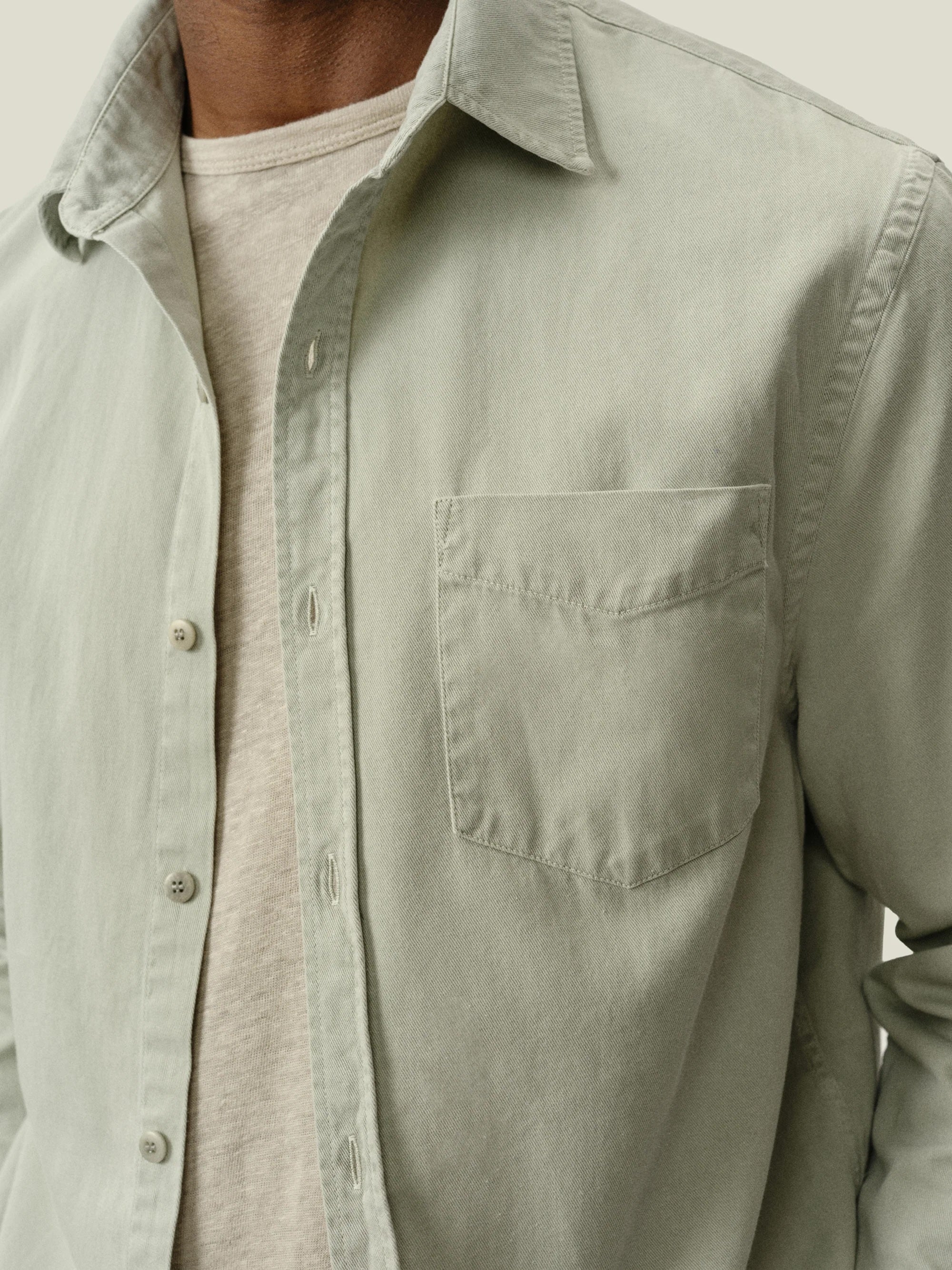 Twill Shirt - Seagrass