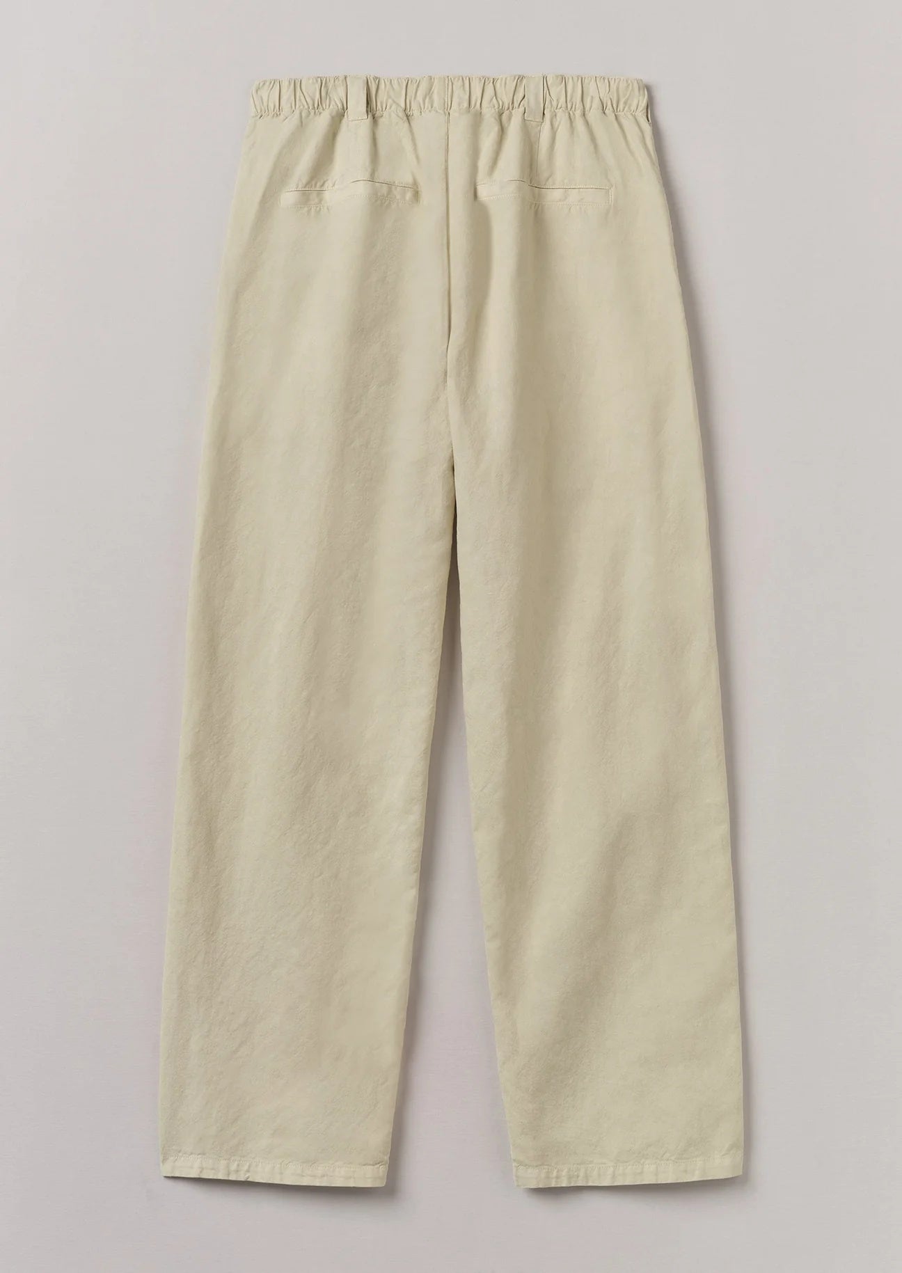 Rory Cotton Linen Drawstring Pants Wood Ash