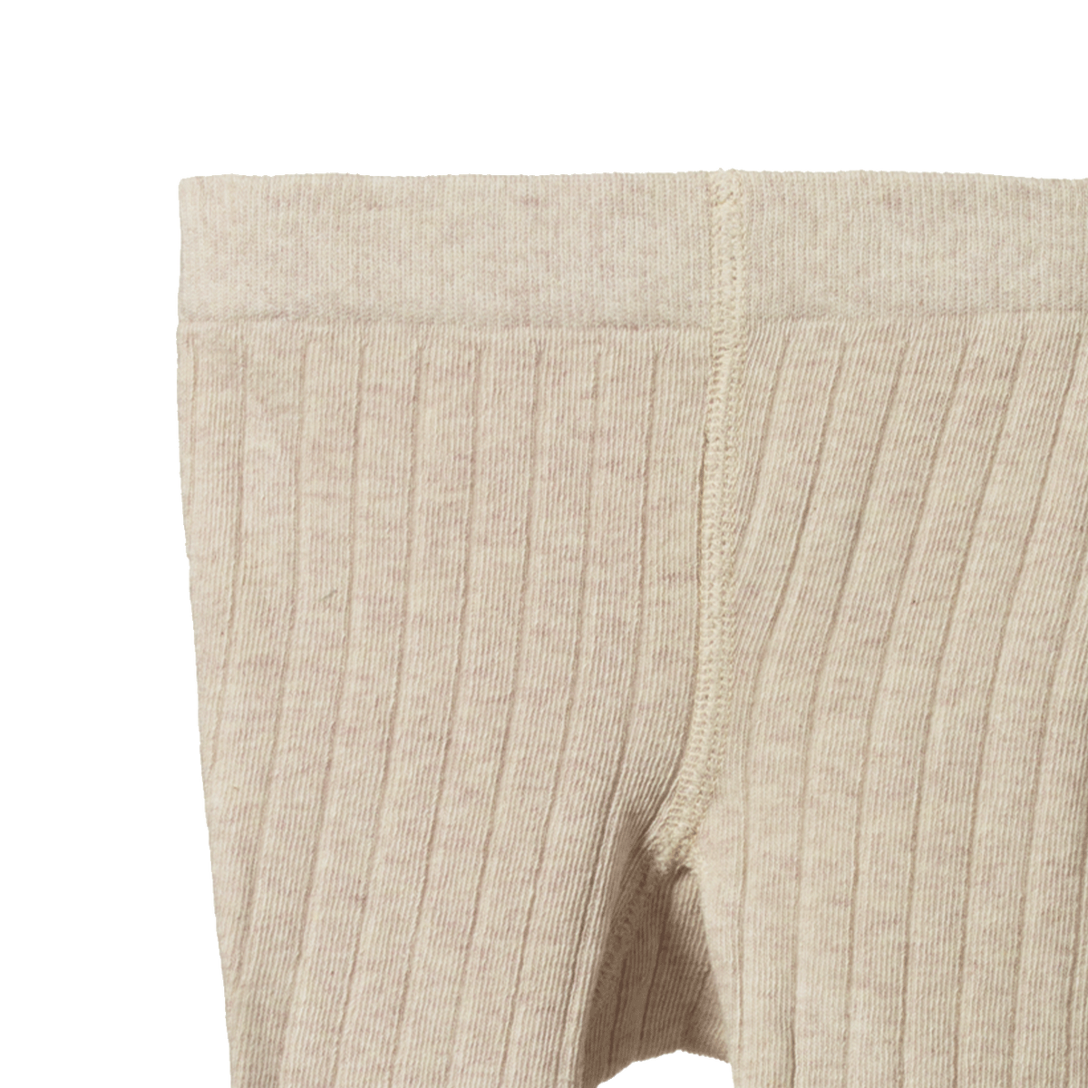 Organic Cotton Baby Tights - Oatmeal Marl