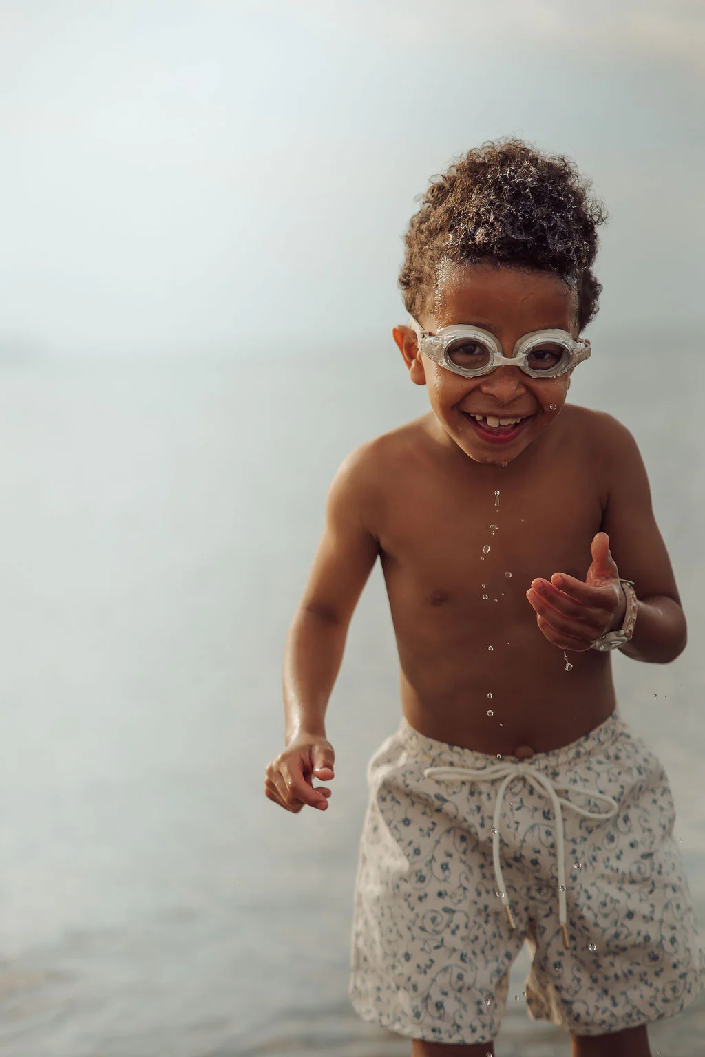 Anti UV + Fog Swim Goggles - Sand