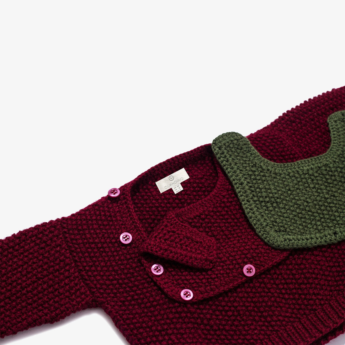 Handmade Cloud Bordeaux Cashmere Sweater