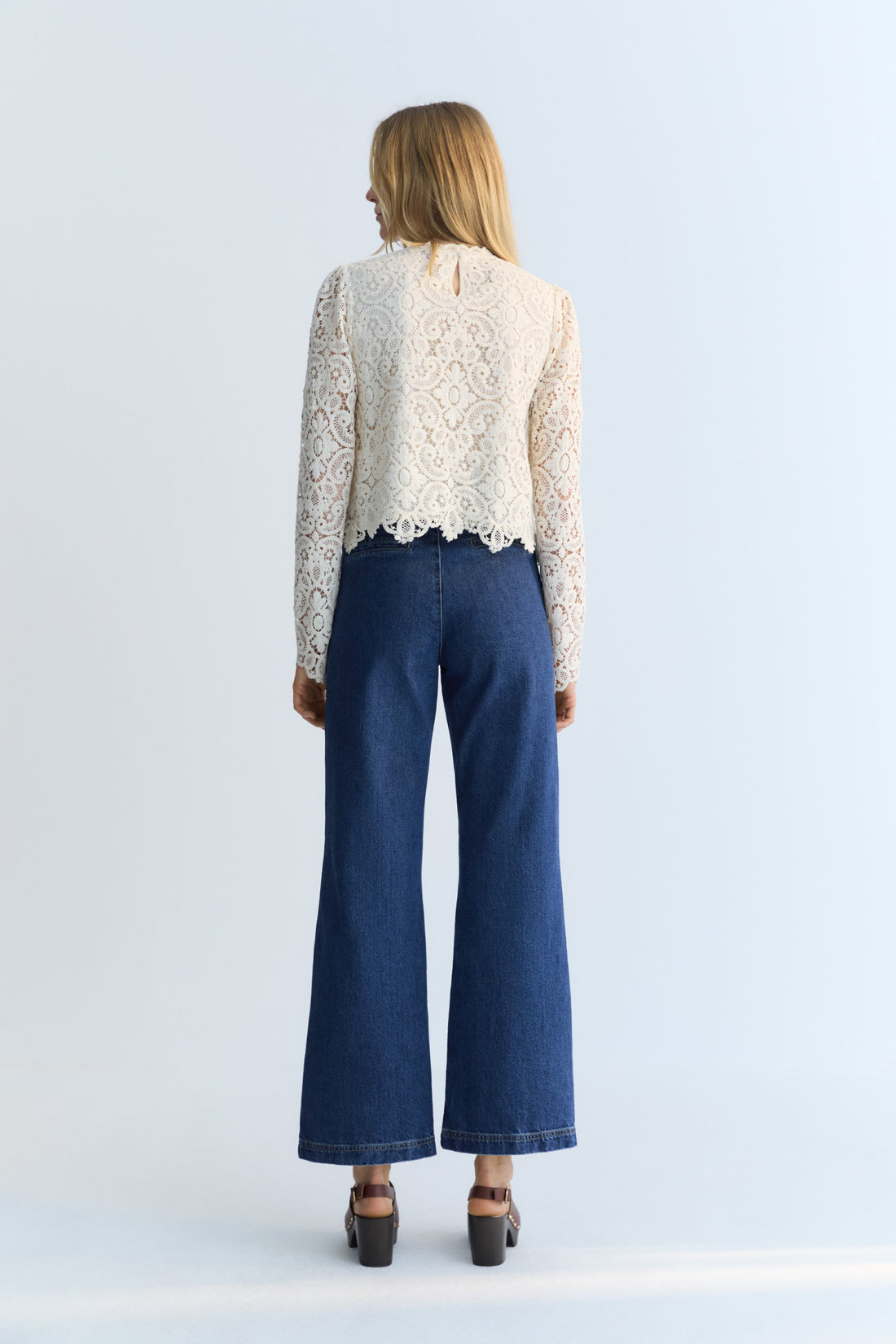 Lara Woman Blouse - Moonlight White