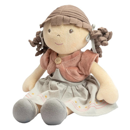 Rose Organic Doll with Brown Hair