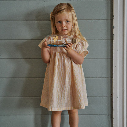 Bonnie Dress - Golden Stripe