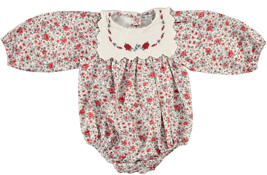 Clementine Romper Sweet Roses