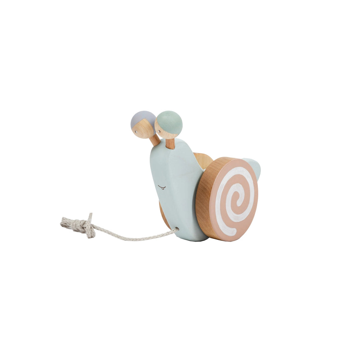 Pull Toy Snail - Blue