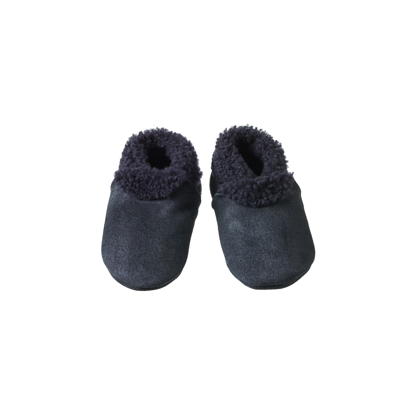 Lambskin Booties - Navy