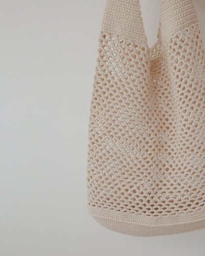Crochet Tote : Bone