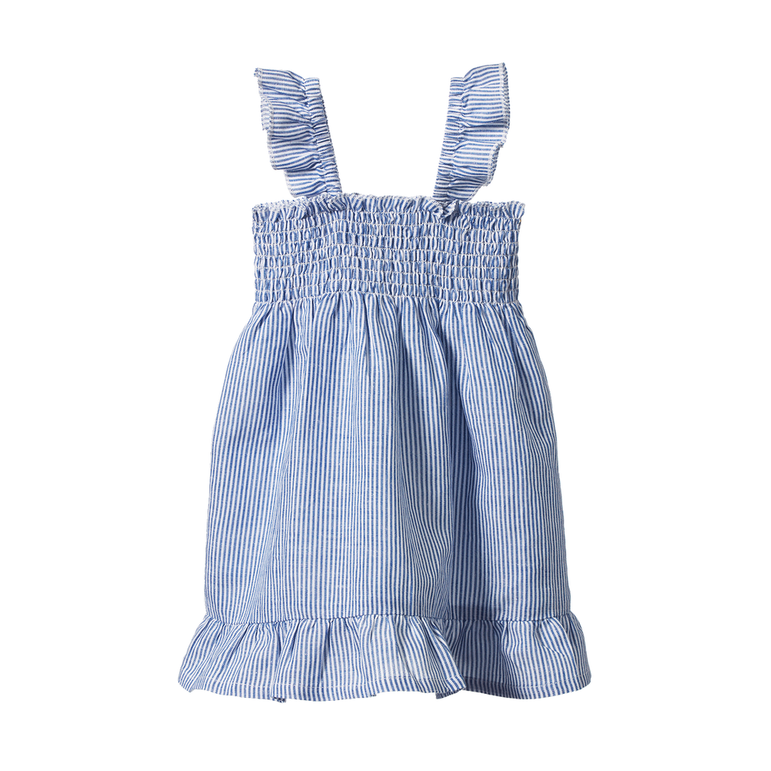 Gala Dress - Blue Stripe