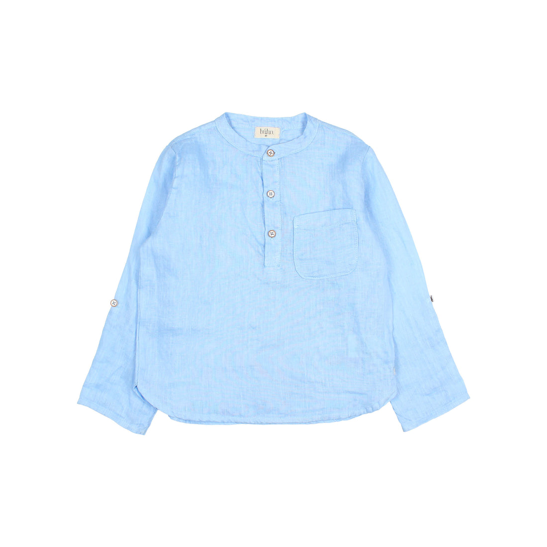 Linen Kurta Shirt Provence Blue