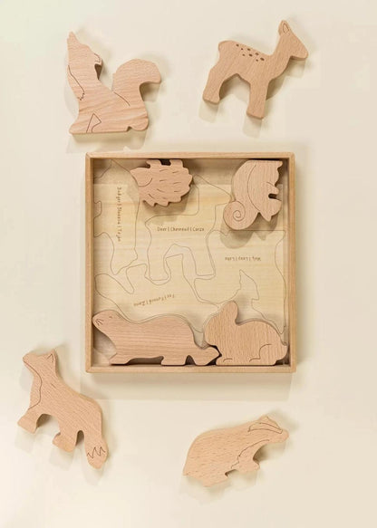 Wooden Balance Puzzle - Forest