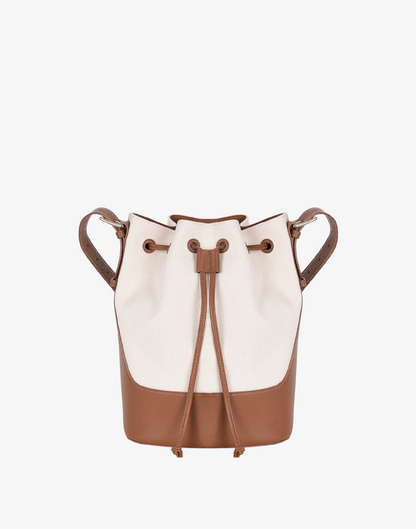 Canvas Cinch Bucket Bag