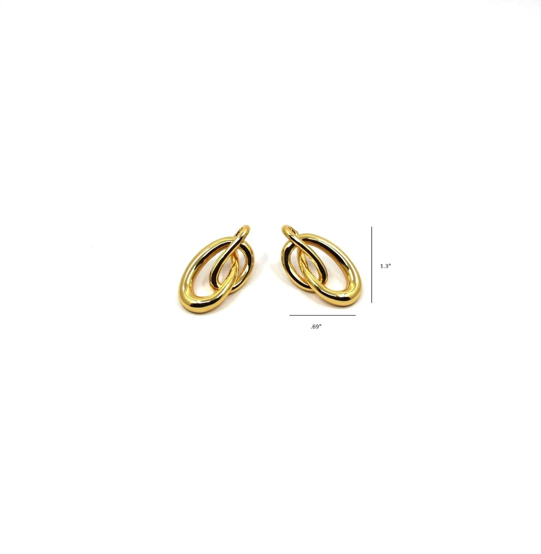 The Double Loop Statement Earring