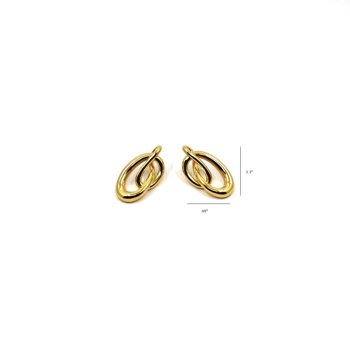 The Double Loop Statement Earring