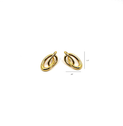 The Double Loop Statement Earring