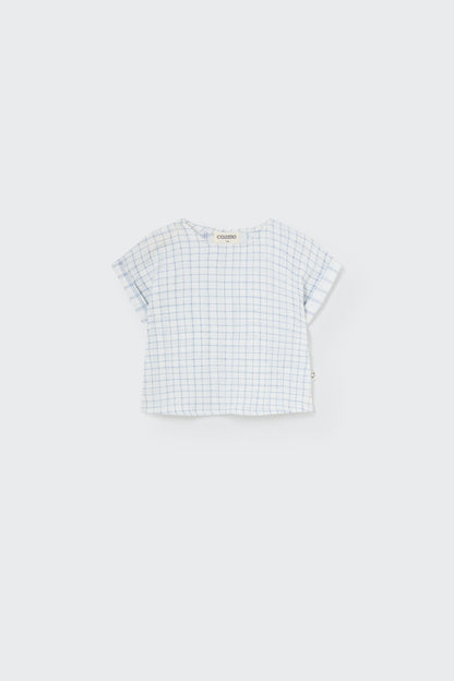 Organic Plaid Gauze Baby Set
