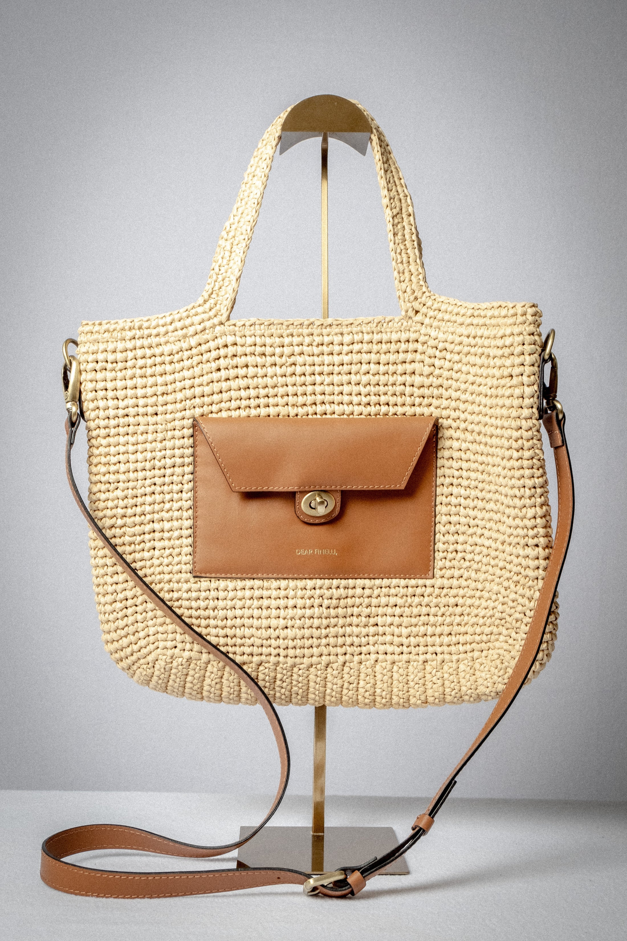 The LIDO Straw Tote Bag