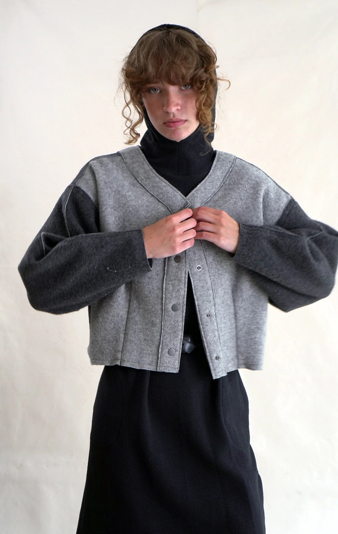 Double Face Wool Bomber