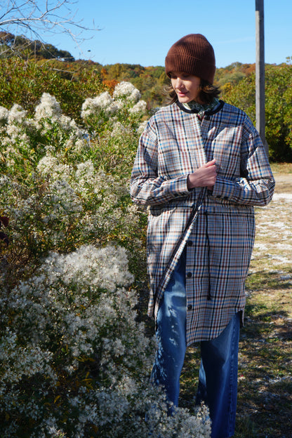 Plaid Anorak Dress