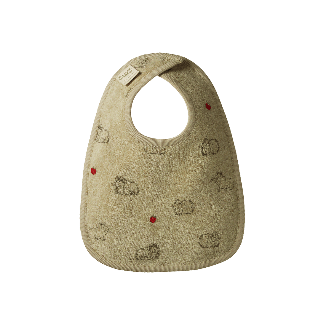 Reversible Bib Guinea Pig Gala Print