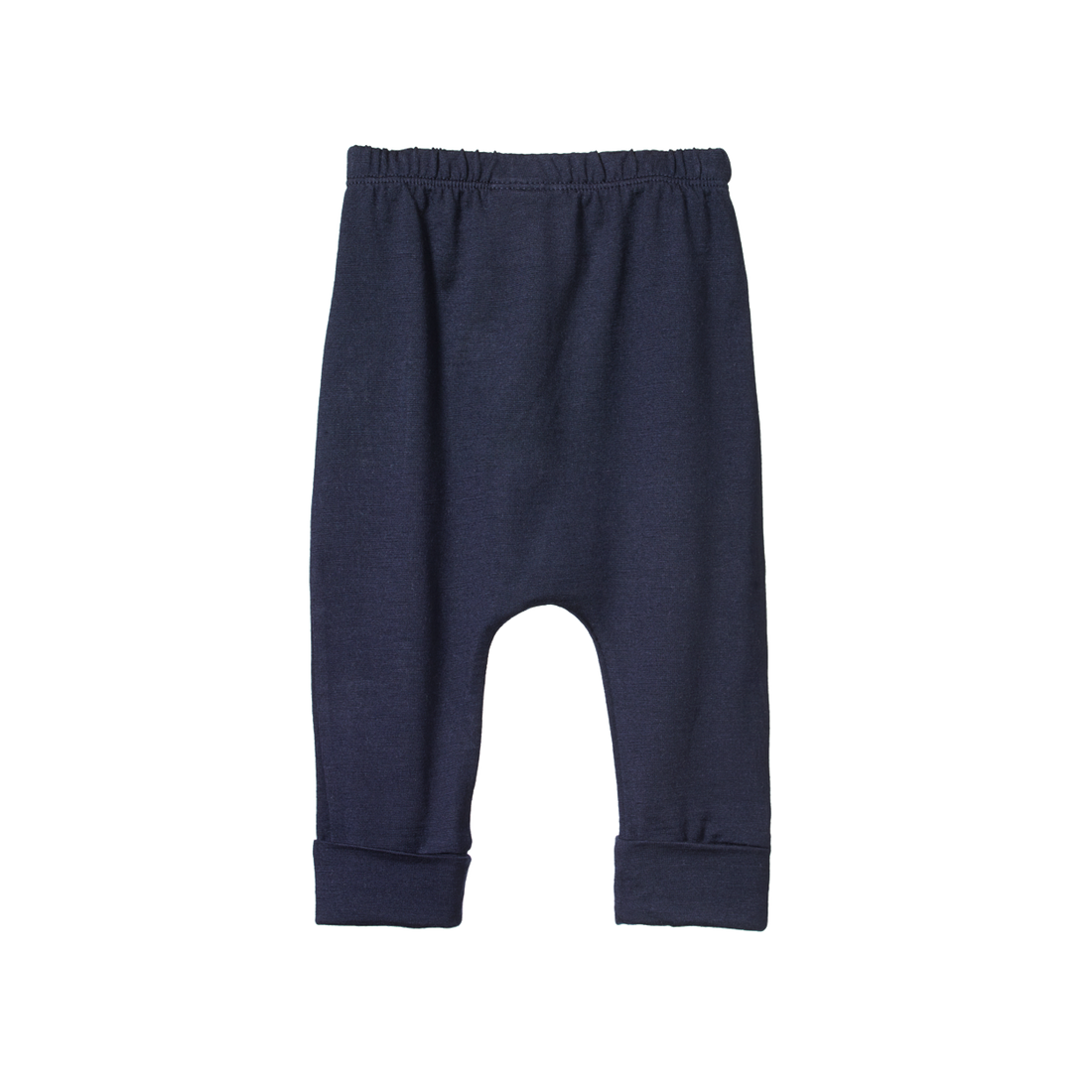 Cotton Drawstring Pants - Navy
