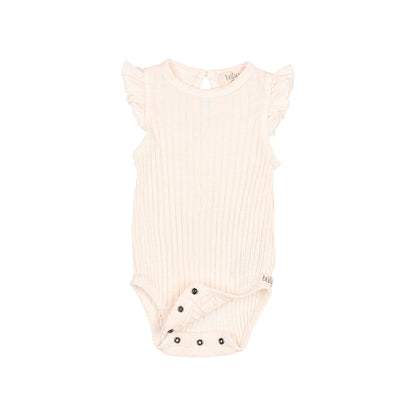 Rib Ruffle Bodysuit