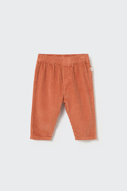 Corduroy Baby Pants - Pink Siena