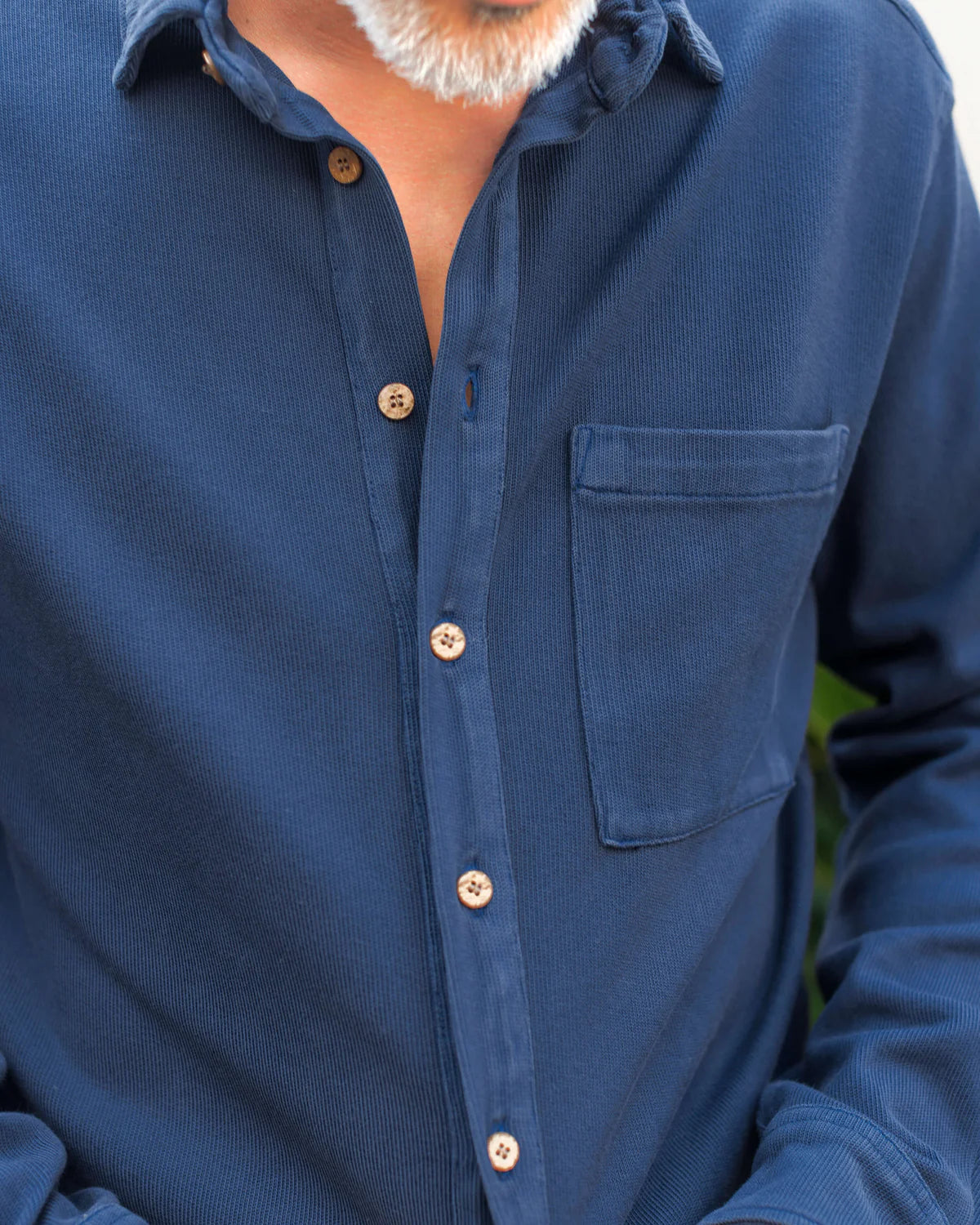 Caza Knit Shirt / Indigo