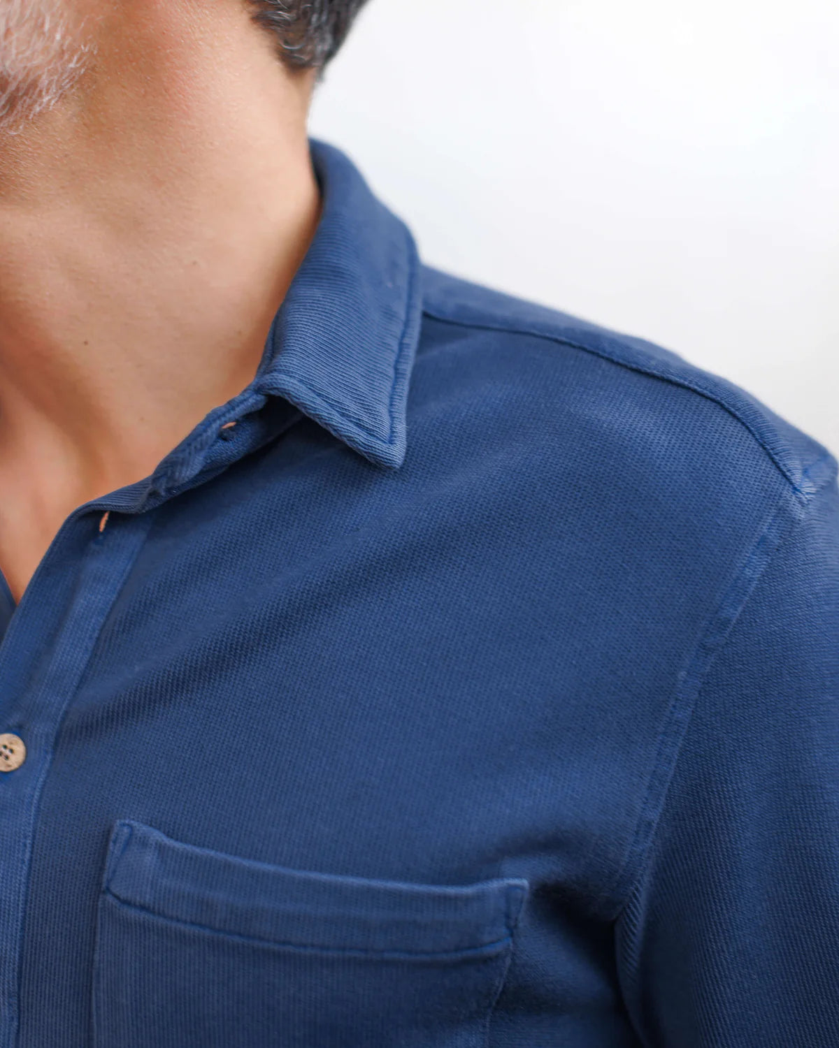 Caza Knit Shirt / Indigo