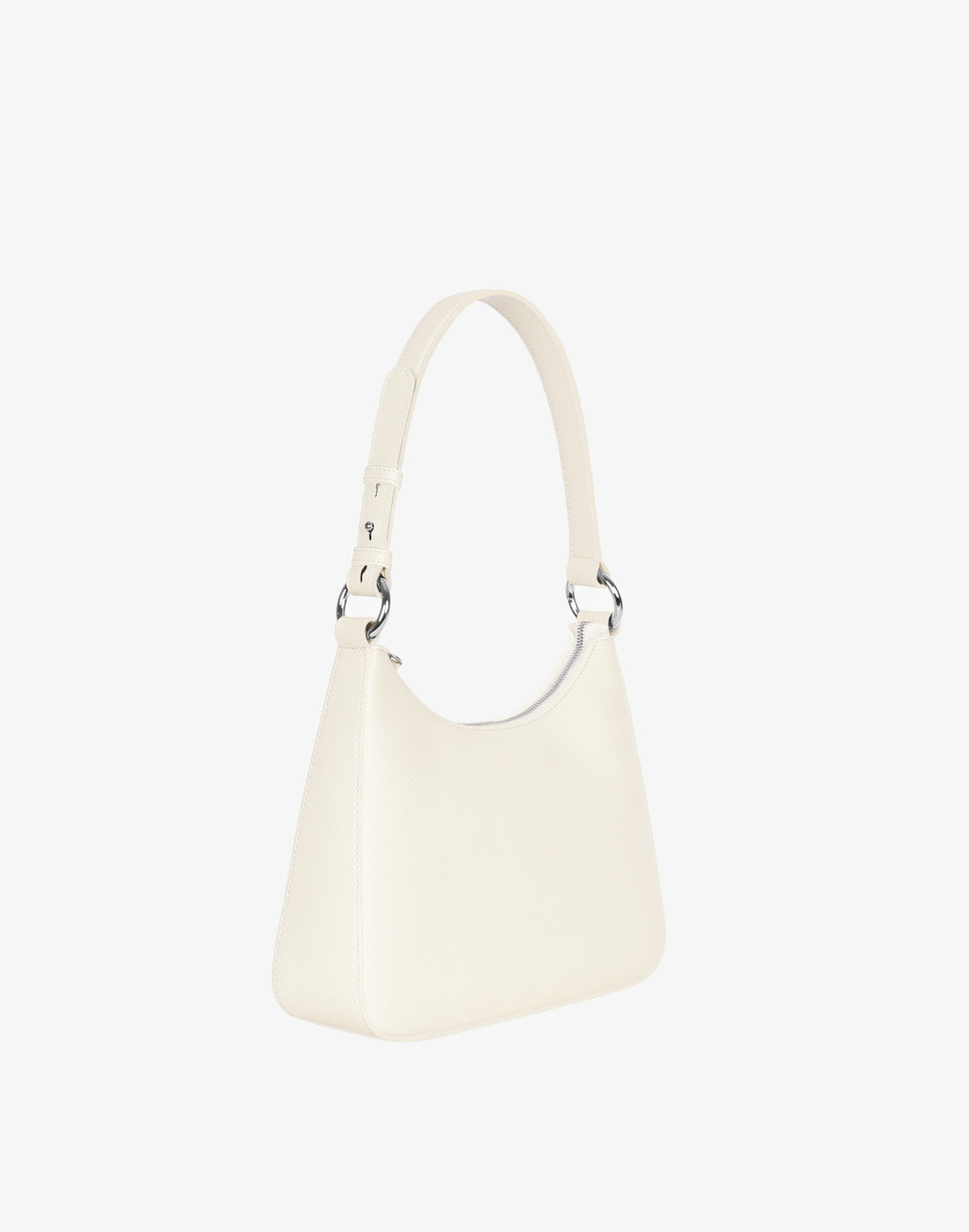 Luxe Medium Shoulder Bag White