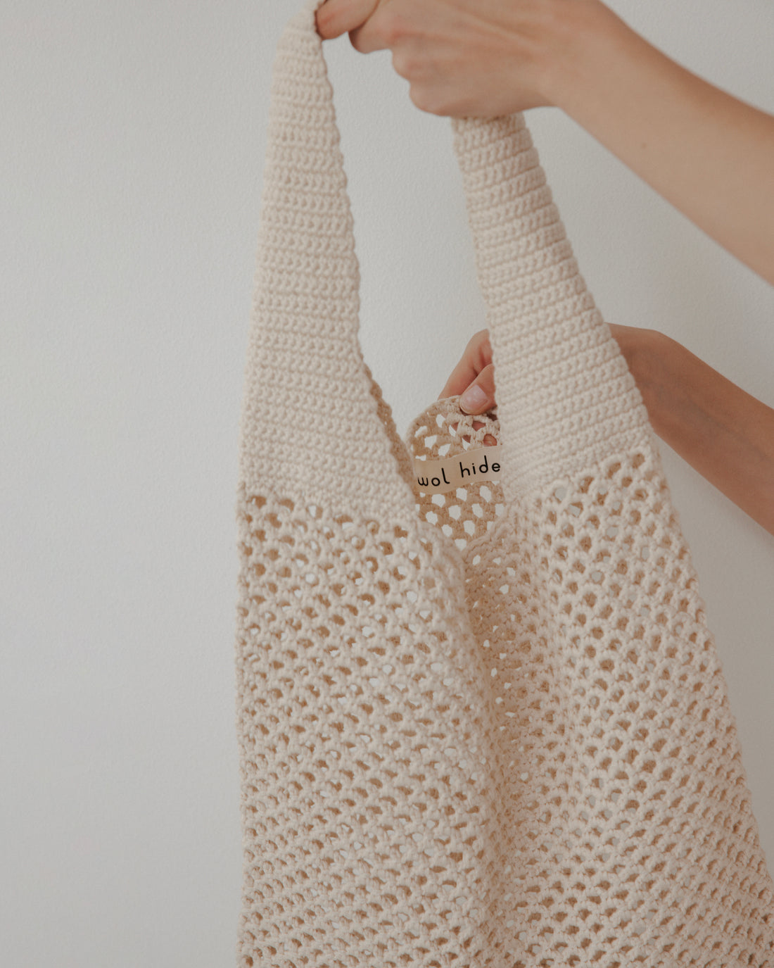 Crochet Tote : Bone