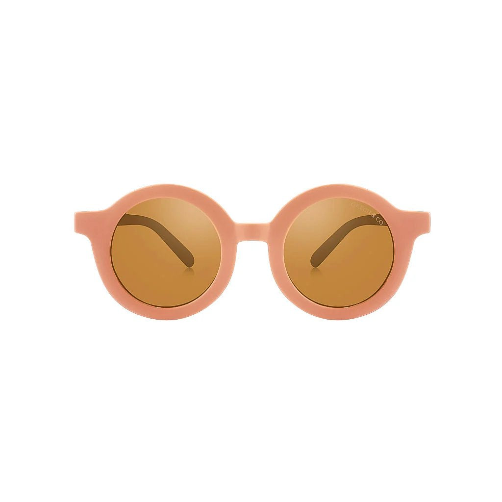 Original Round Sustainable Sunglasses | Sunset