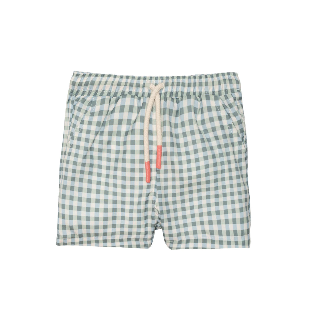 Gingham Baby Swim Trunks