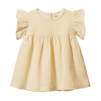 Bonnie Dress - Golden Stripe