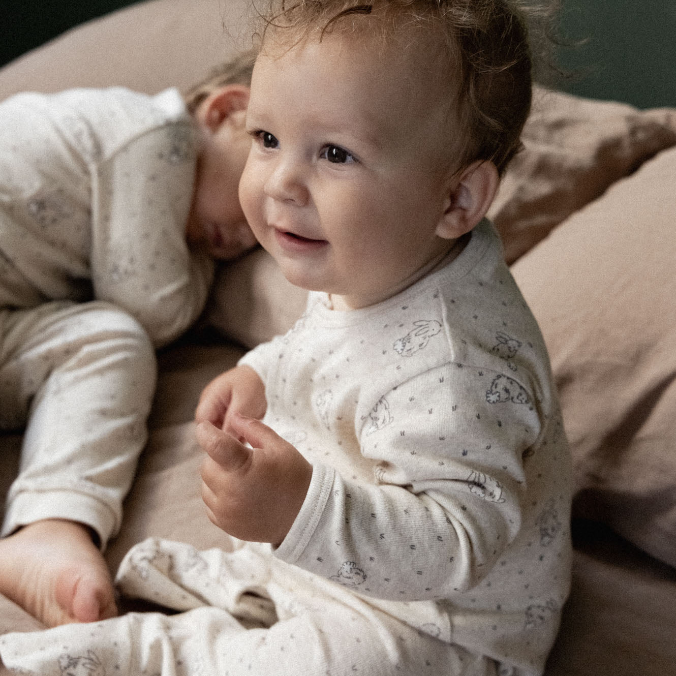 Cotton Stretch and Grow - Burrow Sleep Print