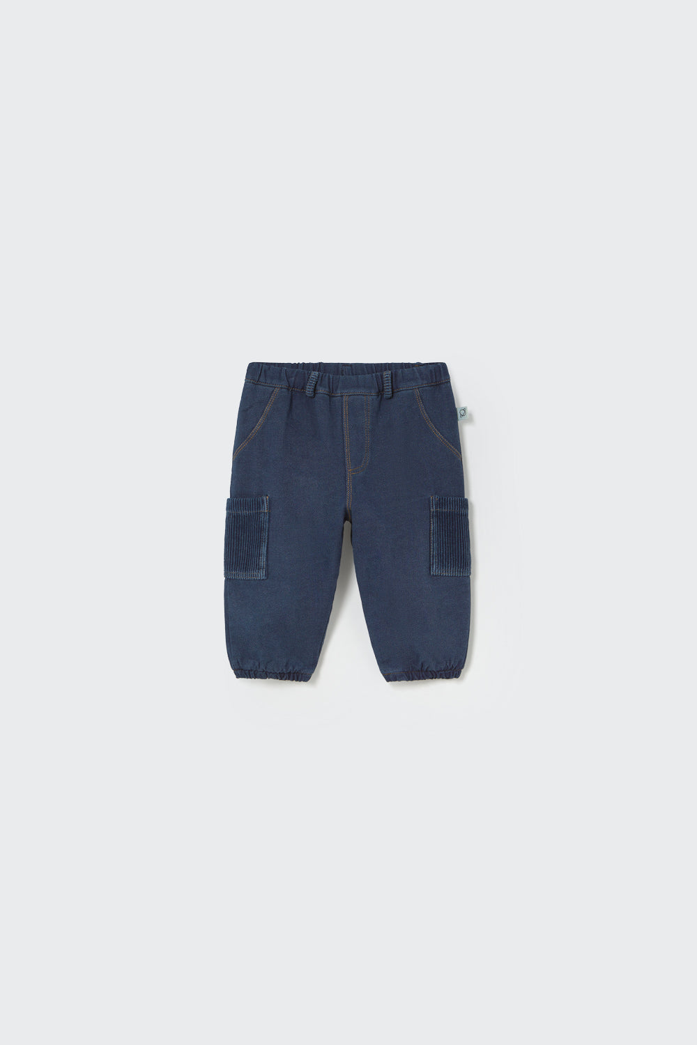 Dobby Denim Baby Pants