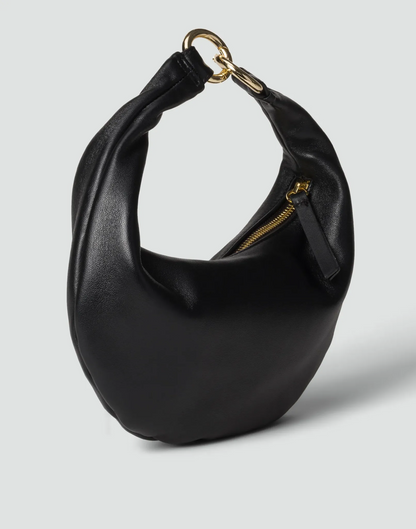 The Micro Ring Bag Black/ Gold
